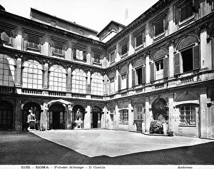 Images Dated 23rd December 2010: The courtyard of Palazzo Altemps, Rome. Although it was attributed to Antonio da Sangallo the Elder