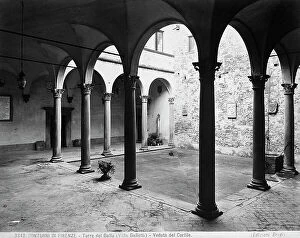 Images Dated 16th December 2010: The Courtyard of Torre del Gallo (or Villa Gallina) in Pian de Giullari, Florence
