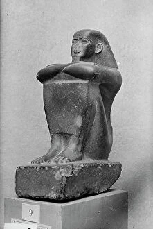 Images Dated 25th May 2010: Cube-shaped Egyptian statue, National Archaelogical Museum, Venice