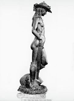 Images Dated 28th October 2008: David, bronze, Donato di Niccol di Betto Bardi known as Donatello (1386-1466)