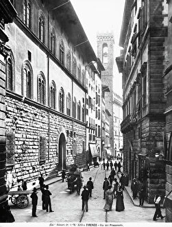 Florence Collection: Via del Proconsolo in Florence