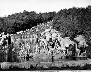 Images Dated 27th May 2010: Diana surrounded by Nymphs driving Attheonis away, sculpted group of the Great Waterfall