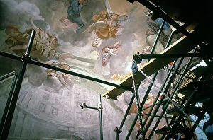 Images Dated 6th November 2009: Documentary on the restoration of 'Brancacci Chapel', Florence