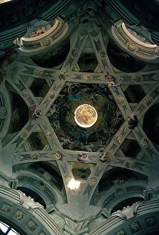 Images Dated 11th December 2009: Dome of the Shrine of Valinotto or Church of the Visitation of Mary, Bernard Vittone (1704-1770)