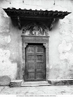 Images Dated 21st February 2012: Door of the Oratory of the Hospital of Orbetello (or Orbatello) dedicated to SS