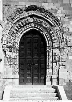 Images Dated 3rd June 2008: Door of the San Giorgio degli Oblati Church in Agrigento