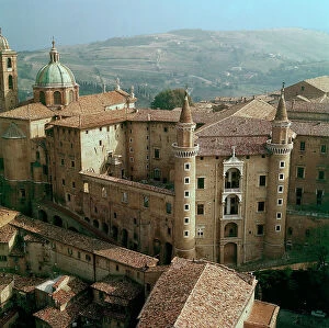 Images Dated 23rd January 2007: Ducal Palace of Urbino, Faade of the Towers