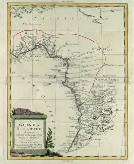 Images Dated 24th May 2010: East Guinea containing the Kingdoms of Loango, Congo, Angola and Benguela, engraving by G