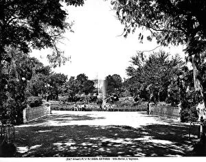 Images Dated 20th April 2012: Entrance to Villa Bellini and its park, Catania