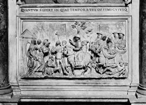 Images Dated 12th October 2010: Entry of Adrian VI in Rome, bas-relief of the Monument to Pope Adrian VI, Niccol Tribolo (1500-1550)