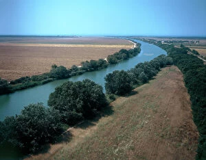 Images Dated 5th September 2007: Estuaries of the Ombrone river