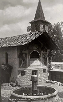 Images Dated 30th May 2008: Exhibition of Turin in 1911: the Alpina Church