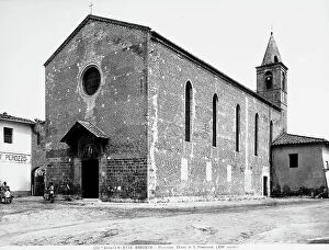 Images Dated 18th April 2012: Exterior of the Church of S. Francesco in Grosseto. nineteenth century work with the faade in