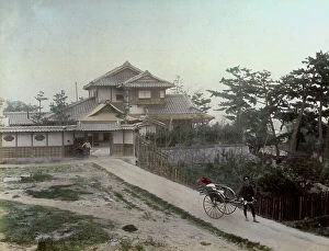 Images Dated 22nd November 2011: The exterior of a Japanese inn with its typical architecture