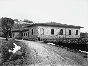 Images Dated 22nd March 2011: The exterior of the olive press of the farm of the Castle of Baron Giovanni Ricasoli Firidolfi