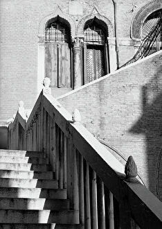 Images Dated 4th May 2010: External stairway of Palazzo Lion-Morosini, Venice