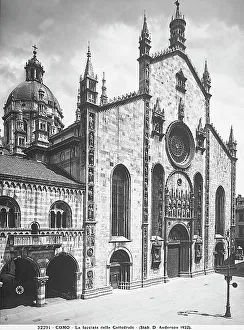 Facciata de la catedral de Como.