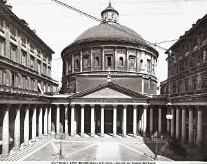 Images Dated 28th February 2008: Faade of the church of San Carlo al Corso in Milan. It was built on the model of the Roman Pantheon