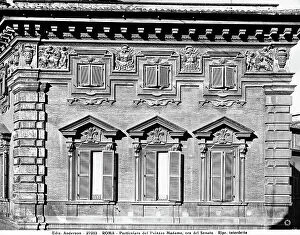 Images Dated 15th October 2010: Detail of the faade of Palazzo Madama, Rome