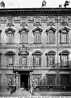 Images Dated 15th October 2010: The faade of Palazzo Madama, Rome
