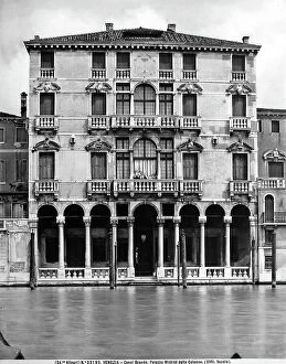 Images Dated 17th April 2012: Faade of Palazzo Michiel delle Colonne, Venetian-Byzantine building restored at the end of
