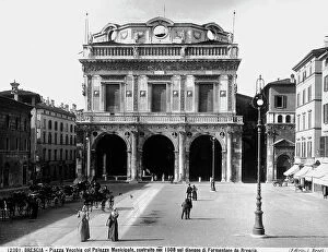 Images Dated 10th March 2010: Faade of the Palazzo Municipale of Brescia