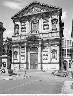 Images Dated 26th July 2006: Faade of the Saint Fedele Church at Milan