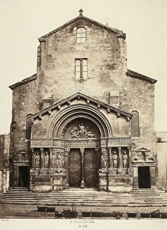Images Dated 6th May 2011: Facade of the Cathedral of Saint Trophime in Arles