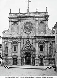 Images Dated 30th April 2012: Facade of the Cathedral of San Nicola in Tolentino