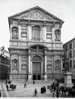 Images Dated 26th July 2006: Facade of the Church of Saint Fidelis in Milan