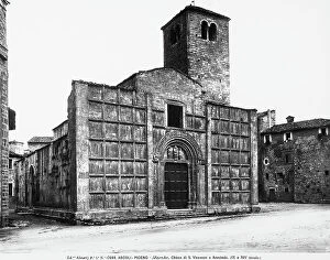 Images Dated 18th March 2010: The facade of the church of the SS. Vincenzo and Anastasio, Ascoli Piceno