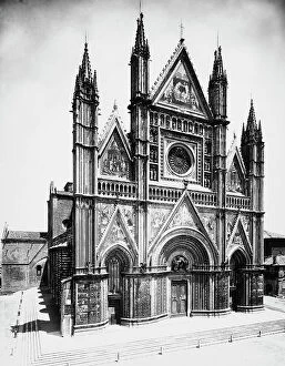 Images Dated 24th March 2009: Facade of Orvieto's Cathedral