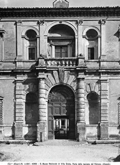 Images Dated 27th March 2008: Detail of the facade of Villa Giulia (now the site of the Etruscan Museum); work of Vasari
