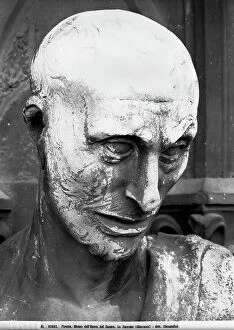 Images Dated 15th September 2009: Face of the statue of the prophet Habbakuk (Zuccone), by Donatello