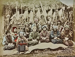 Japan: A family Ainu, Japan