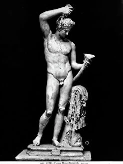 Images Dated 23rd September 2011: Faun, preserved in the National Museum of Rome in Palazzo Altemps
