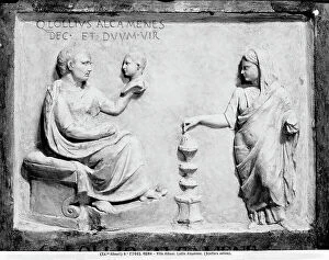 Images Dated 31st August 2011: Fifth Lollius Alcamenes, marble, Villa Albani, Rome