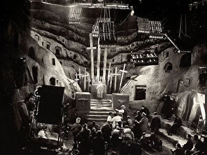 Images Dated 9th May 2011: Filming on the set of the film 'Metropolis', directed by Fritz Lang in 1931