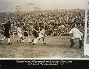 Images Dated 12th June 2008: Final match of hockey during the 1936 Berlin Olympic Games