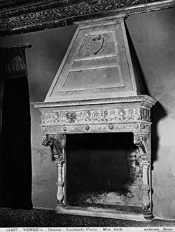 Images Dated 26th May 2010: Fireplace, marble, Lombardo Pietro (1434 ca.-1515), National Archaeological Museum, Venice