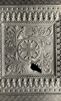 Images Dated 7th April 2010: First World War: the damaged door of the Basilica del Santo, Padua