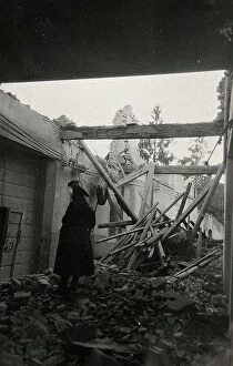 Images Dated 7th April 2010: First World War: houses destroyed by the bombing in the center of Padua