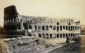 Images Dated 3rd April 2012: The Flavian Amphitheater or Colosseum in Rome