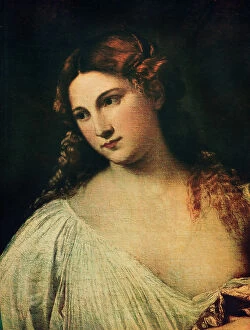 Images Dated 25th February 2011: Flora, oil on canvas, Tiziano Vecellio (c. 1488-1576), Uffizi Gallery, Florence