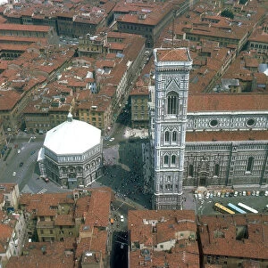 Images Dated 6th October 2006: Florence: the Baptistry and Duomo