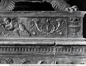 Images Dated 1st December 2010: Detail of the frieze on the funeral monument of the Jurist Alessandro Tartagni from Imola