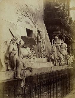 Images Dated 24th January 2011: Funeral monument of Antonio Canova, marble, Church of Santa Maria Gloriosa dei Frari, Venice