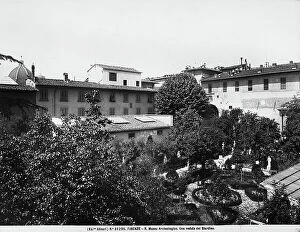 Images Dated 16th December 2010: The garden of the Museo Archeologico, in Florence