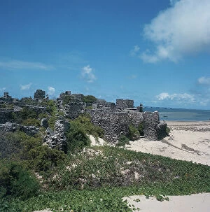 Images Dated 2nd November 2009: Gendershe: the abandoned city built by the Persians in the XI Century on the coast of Somalia