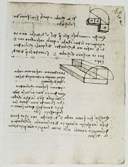 Études de géométrie sur des cubes et des parallélépipèdes ; écrit appartenant au Codice Forster I, f.31r